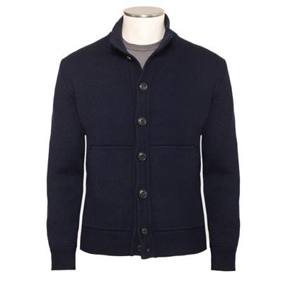 Drumohr Knitted Cardigan Blue