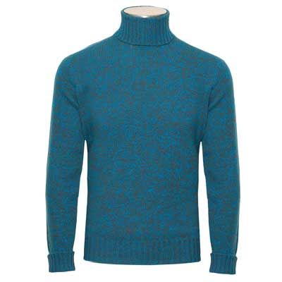 Drumohr Roll Neck Brown Melange
