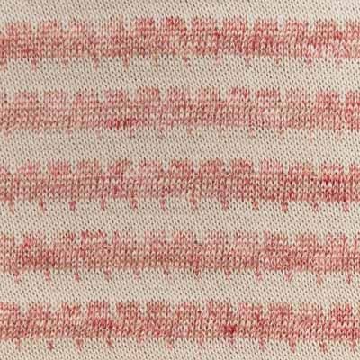 Drumohr Polo Striped Mauve