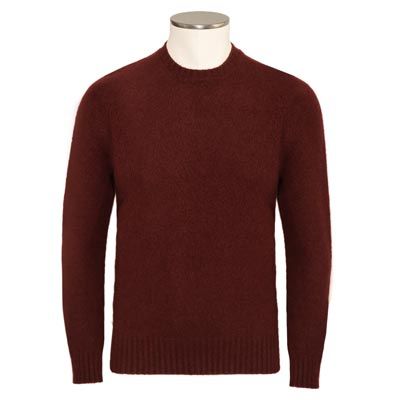 Drumohr Crewneck Geelong Burgundy