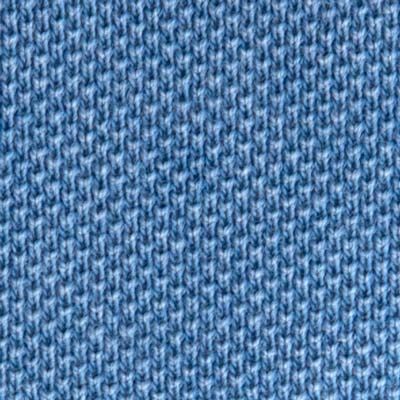 Drumohr Polo Garment Dyed Denim Blue