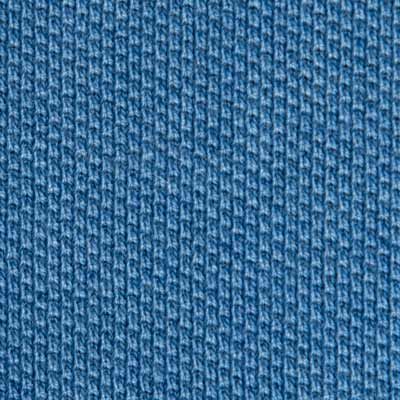 Drumohr Polo Garment Dyed Denim Blue