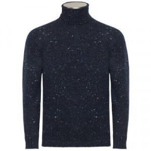 Drumohr Rollneck Donegal Navy