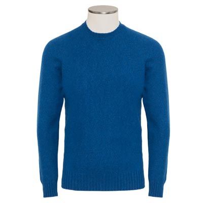 Drumohr Crewneck Geelong Kobalt