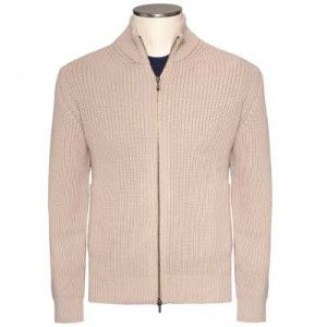 Drumohr Cardigan 'English Rib' Beige