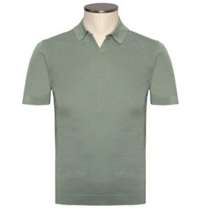 Drumohr Polo Short Sleeve Green