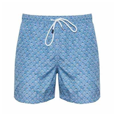 Fedeli Swim Trunk Shark Blue