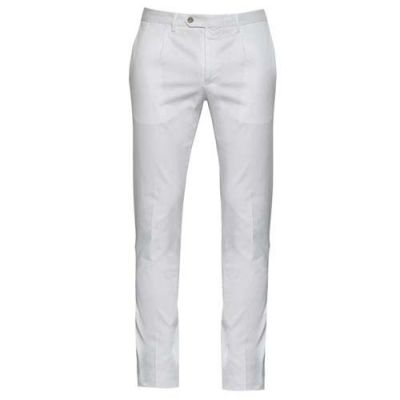Germano Trousers Cotton "Cannettè" White 