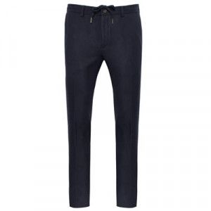 Germano Drawstring Wool-Cashmere Navy
