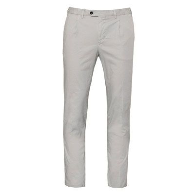 Germano Cotton Trousers Waffle Grey