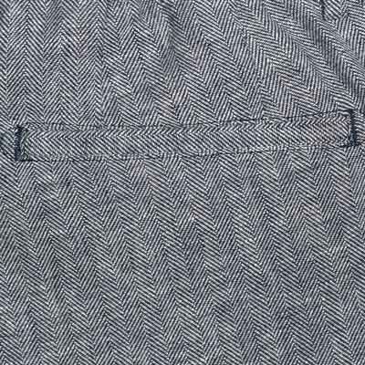 Germano Drawstring Herringbone Blue