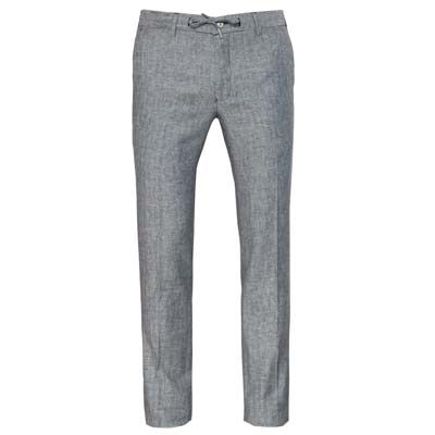 Germano Drawstring Herringbone Blue