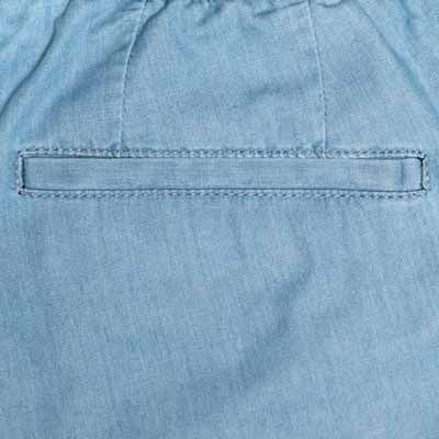 Germano Trousers Drawstring Light Denim