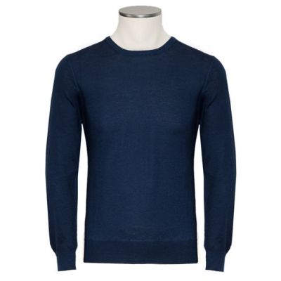 Gran Sasso Crewneck Wool Blue