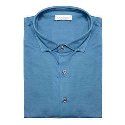 Gran Sasso Jersey Pique Sky Blue