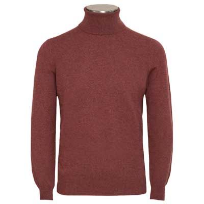 Gran Sasso Roll-Neck Coral Red