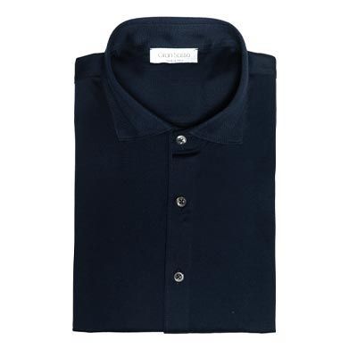Gran Sasso Jersey Pique Navy
