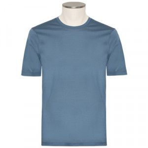 Gran Sasso Cotton Tee 'Filoscozia' Blue