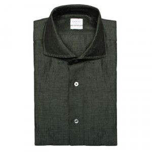 Xacus Shirt Wool-Linen Green