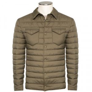Herno Padded Overshirt Green