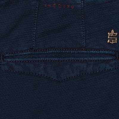 Incotex "Slacks" Fantasy Weave Navy