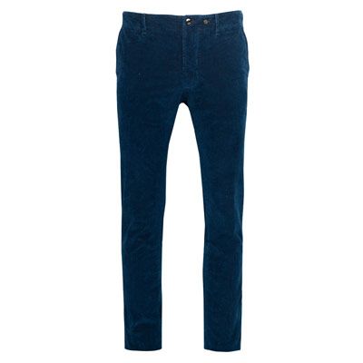 Incotex Indigo Chino Rib Denim