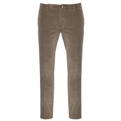 Incotex Trousers "Millerighe" Beige