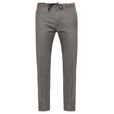 Incotex Flannel Drawstring Grey