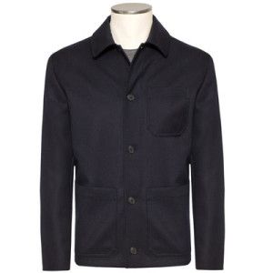 Incotex Shirt Jacket Navy