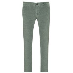 Incotex Ribcord Slacks Green