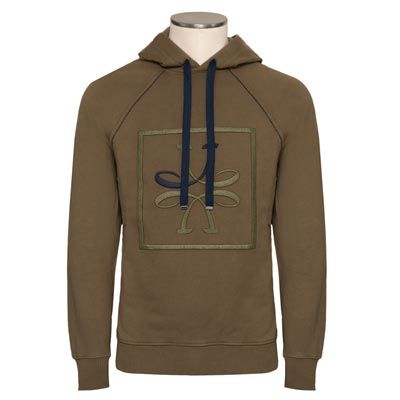 Jacob Cohen Logo Hoodie Green