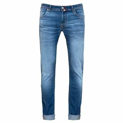 Jacob Cohen Super Stretch Destroyed Orange