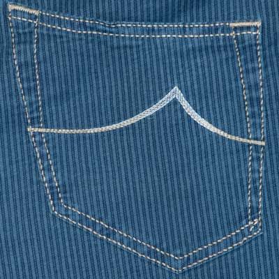 Jacob Cohen Bermuda Striped Blue