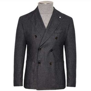 Lubiam LuBiaM Cashmere Jacket Blue-Grey