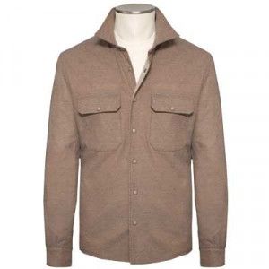Mazzarelli Shirt Jacket Taupe