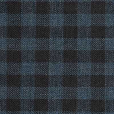 Barba Napoli Flannel Shirt Blue-Black