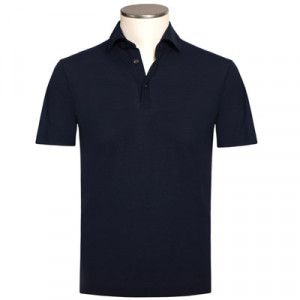 Mazzarelli Ice-Cotton Polo Navy
