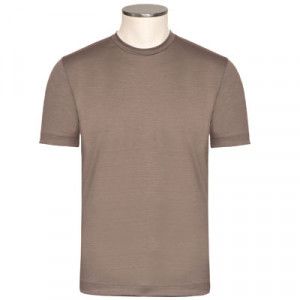 Mazzarelli T-shirt Merinos Beige
