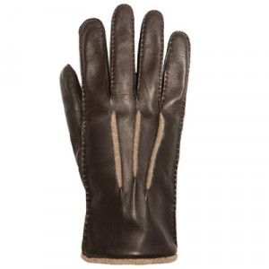Mazzoleni Napa Leather Gloves Brown