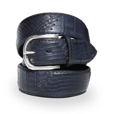 Paolo Vitale Patchwork Exotic Grey-Blue