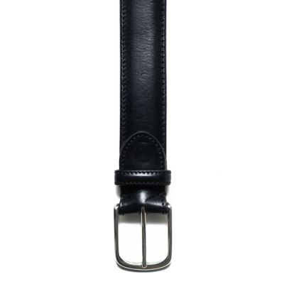 Paolo Vitale Calf Leather Belt Black