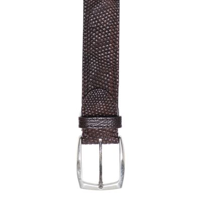Paolo Vitale Belt Lizard Brown