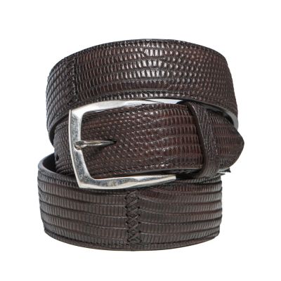 Paolo Vitale Belt Lizard Brown