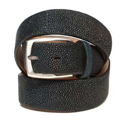 Paolo Vitale Belt Stingray Blue-Brown