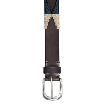 Paolo Vitale Argentinian Polo Belt Brown