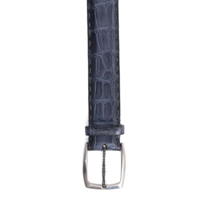 Paolo Vitale Belt Croco Grigio