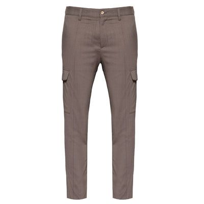 Marco Pescarolo Trousers Wool Cargo Brown