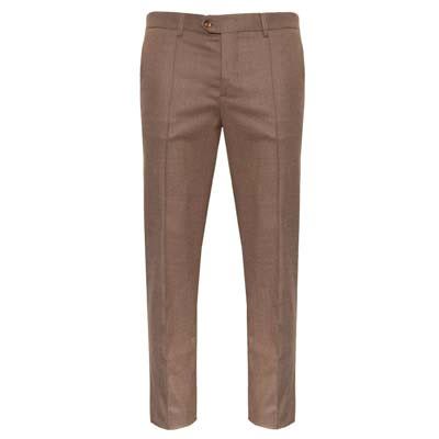 Marco Pescarolo Woolen Trousers Brown