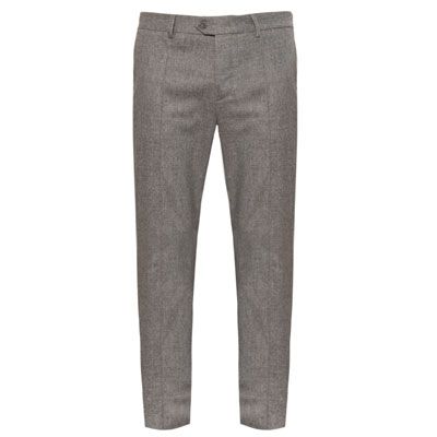 Marco Pescarolo Flannel Trousers Light Grey