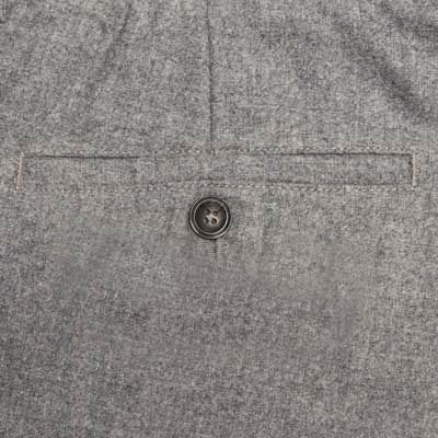 Marco Pescarolo Flannel Trousers Light Grey